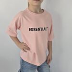 T-SHIRT OVERSIZE RÓŻOWY ESSENTIALS UB 104 - 158