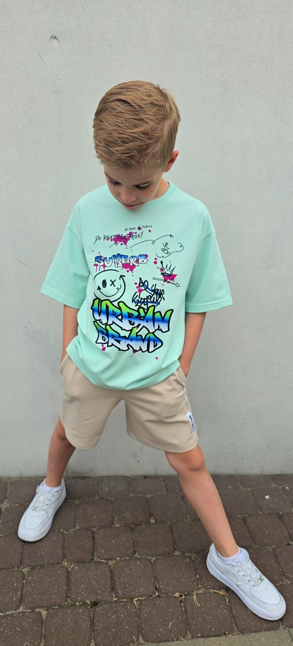T-SHIRT GRAFFITI MINT - obrazek 2
