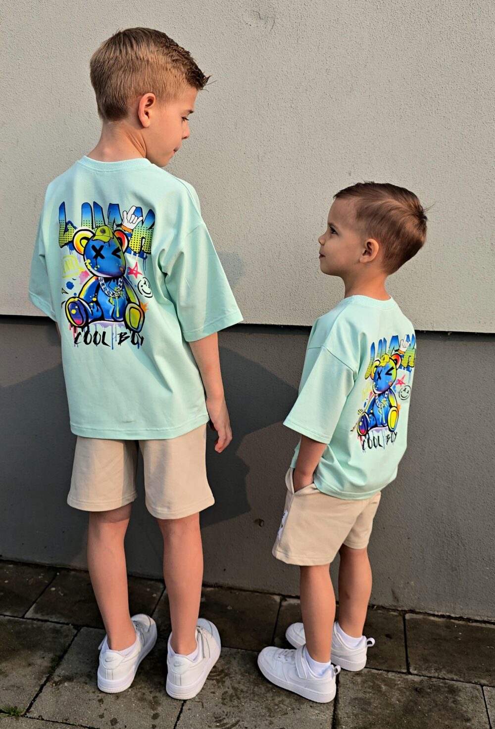 T-SHIRT TEDDY MINT