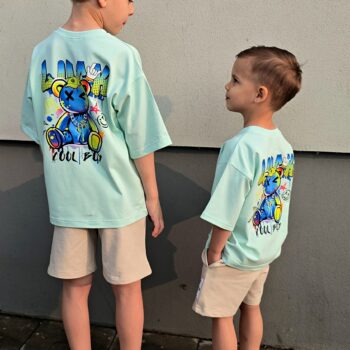 T-SHIRT TEDDY MINT