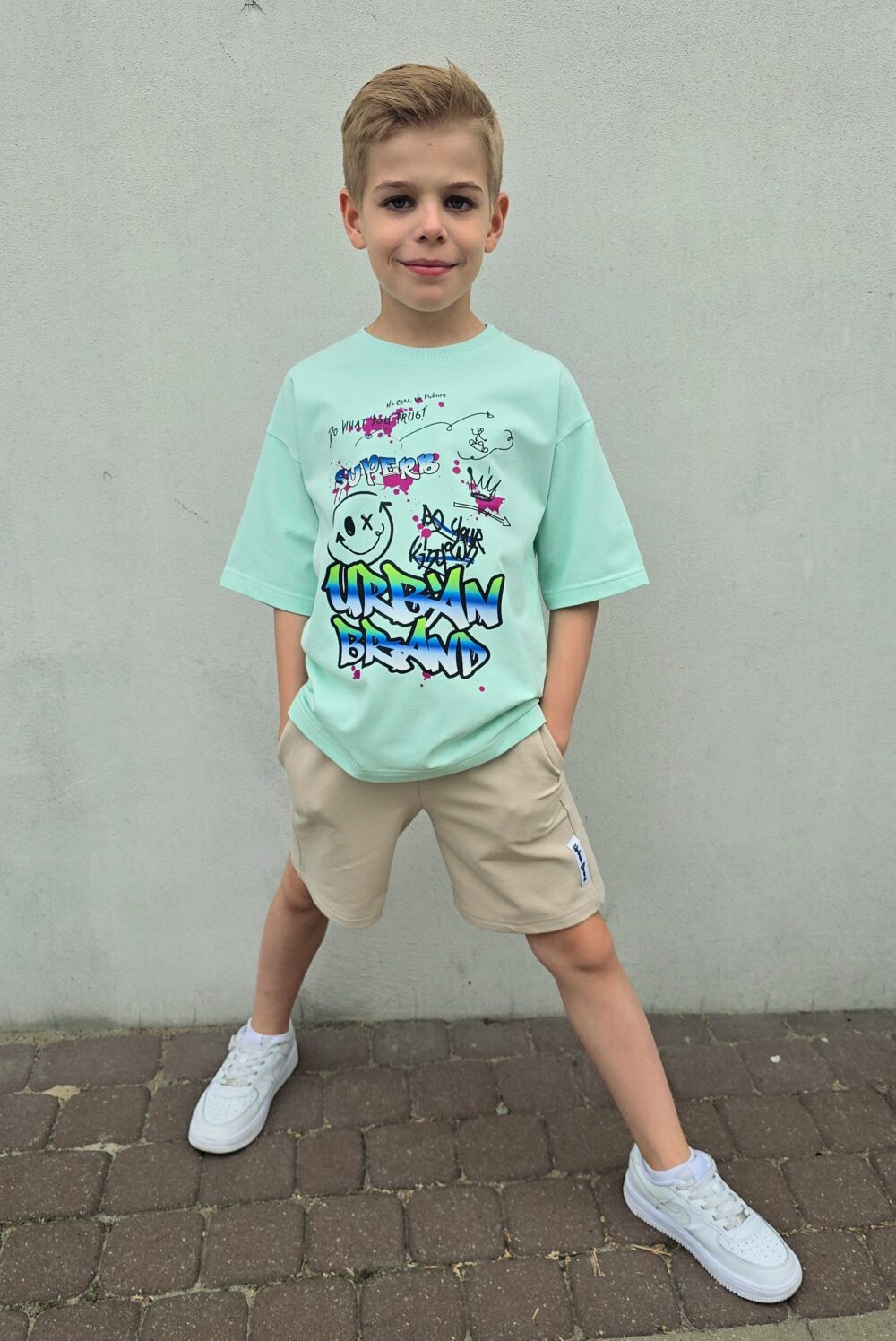 T-SHIRT GRAFFITI MINT