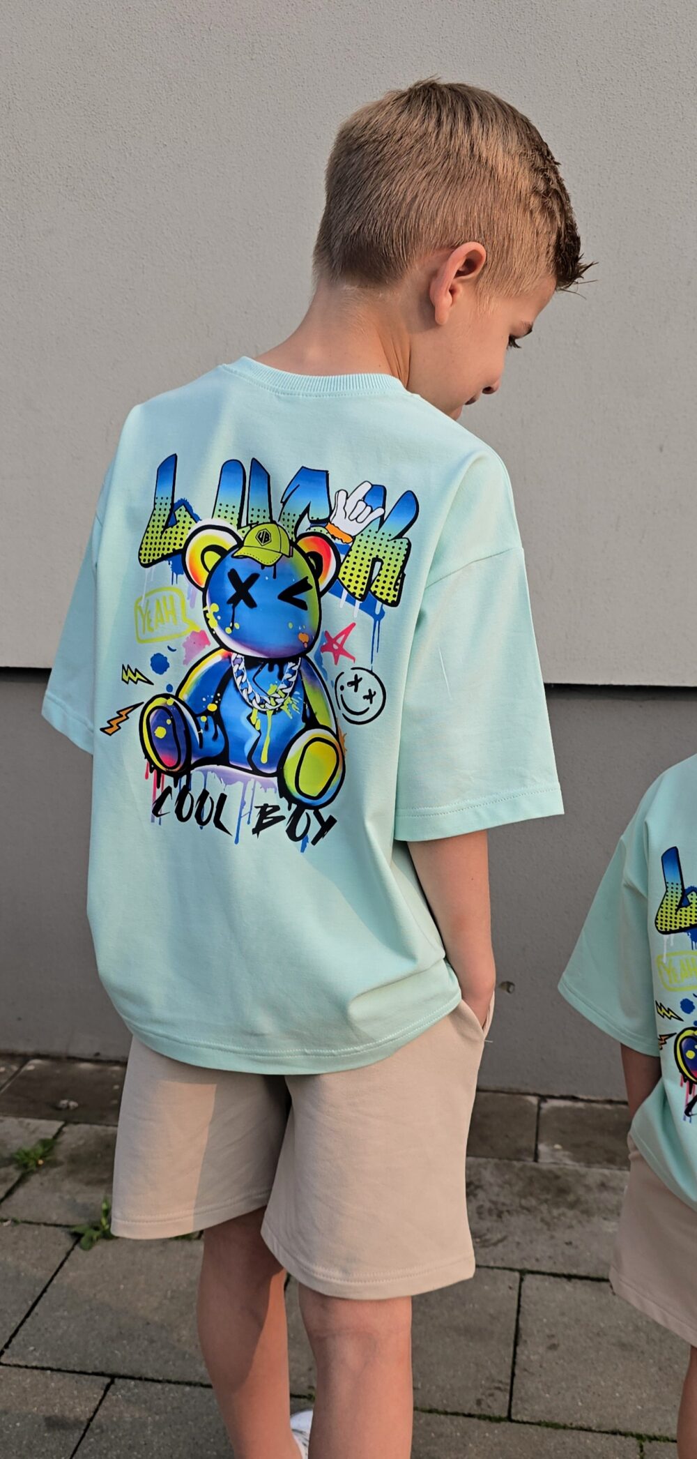 T-SHIRT TEDDY MINT - obrazek 2