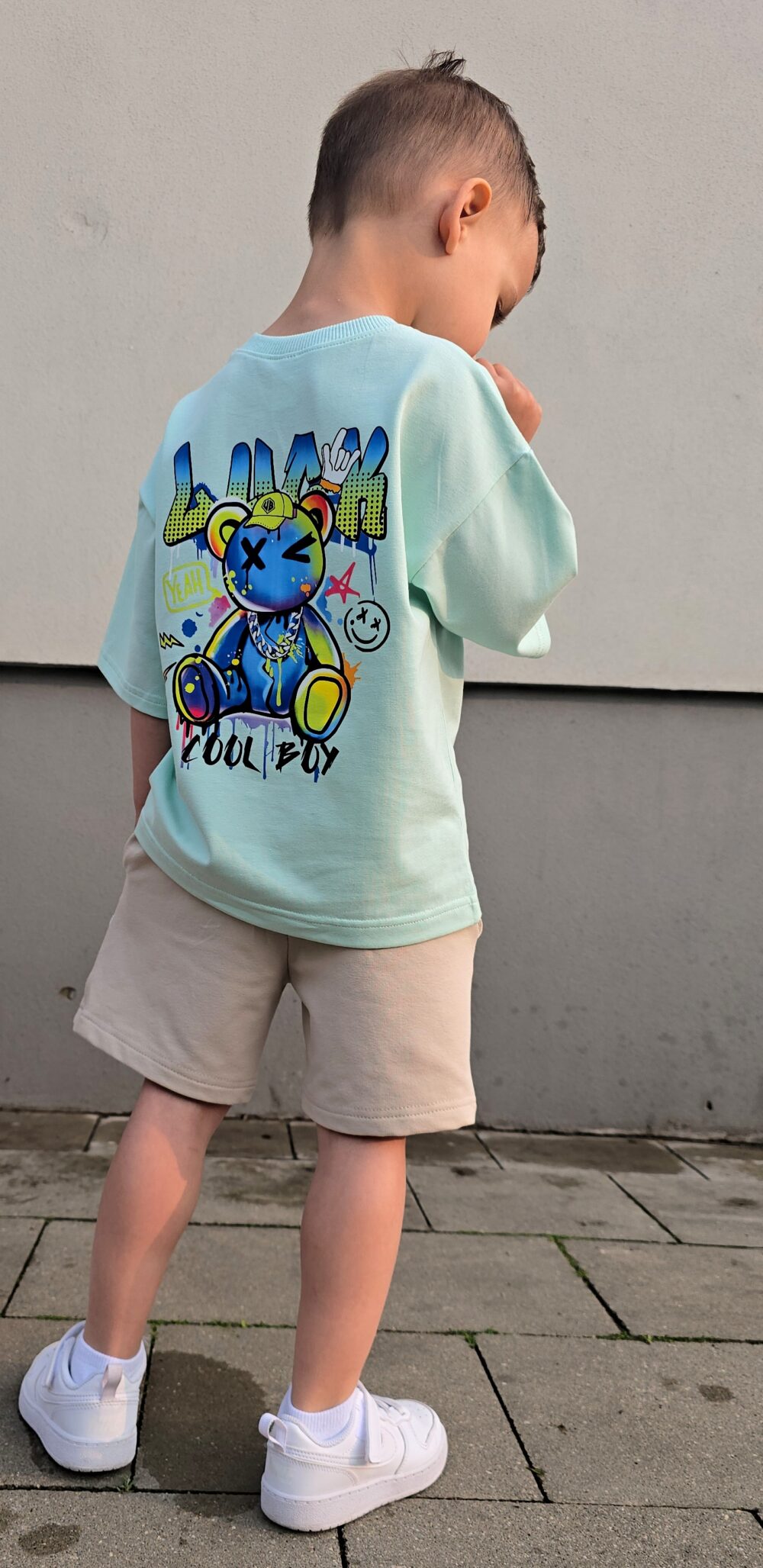 T-SHIRT TEDDY MINT - obrazek 3